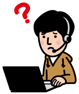 困った人のイメージ